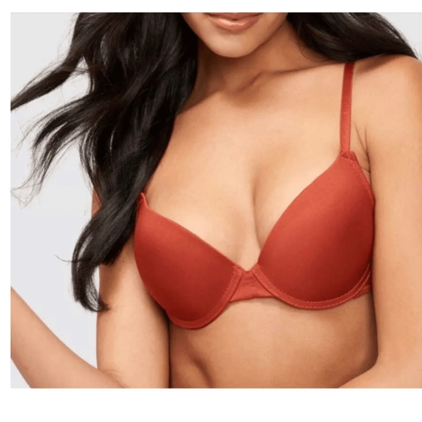 Brand New Fredericks Of Hollywood Womens Size 36c OrangeRed Bra Diana